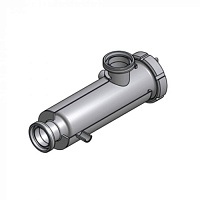 Трубный фильтр нержавеющий с подогревом С-С (5350Н) — DIN, AISI 304